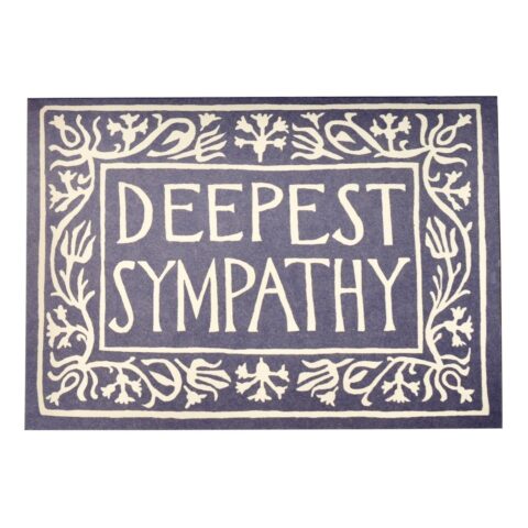 Greeting Card DEEPEST SYMPATHY